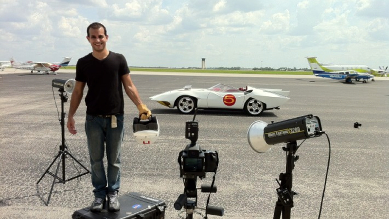 Illustration for article titled Driving The World's Only Official Street Legal Speed Racer Mach 5